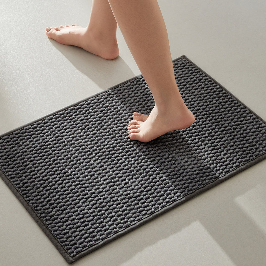 Bathroom Rugs,Non Slip Washable, Super Absorbent Thin Bath Mat