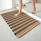 Waffle Bath Mat, Boho Bathroom Rugs