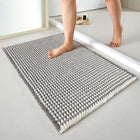 Waffle Bath Mat, Boho Bathroom Rugs